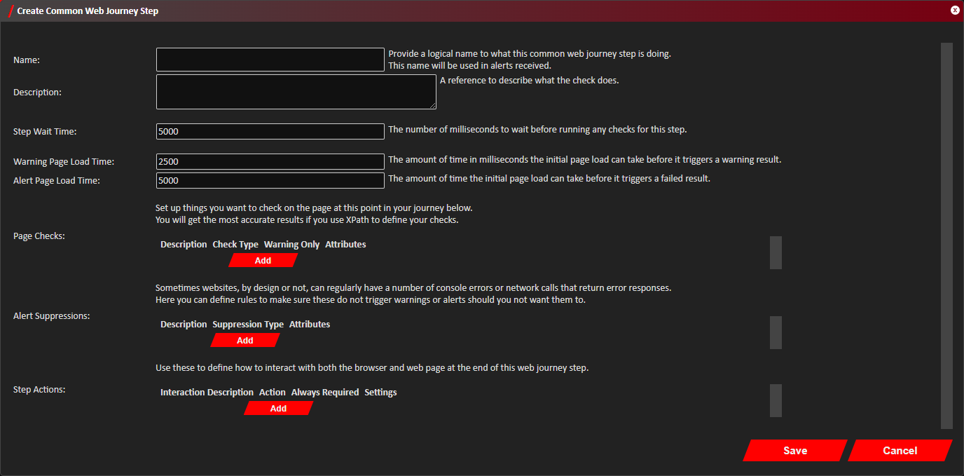 Add Check Window