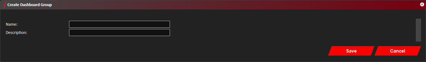 Dashboard Dashboard Group Window
