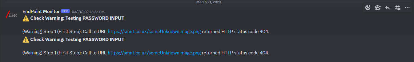 Discord Error Notification