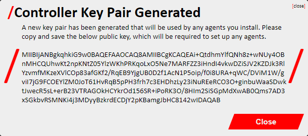 Controller Public Key Confirmation